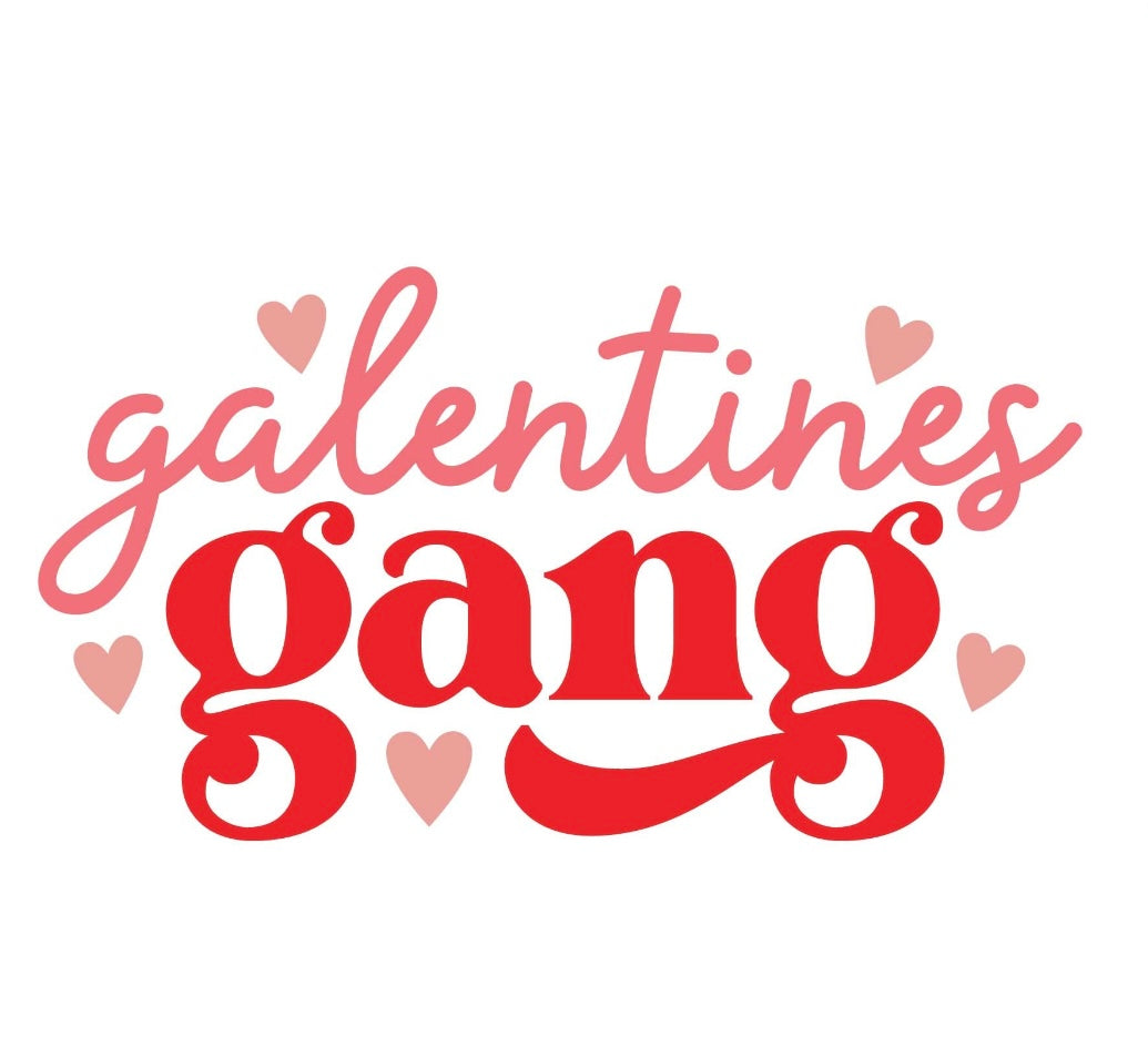 Galentines Gang Twinning Tees