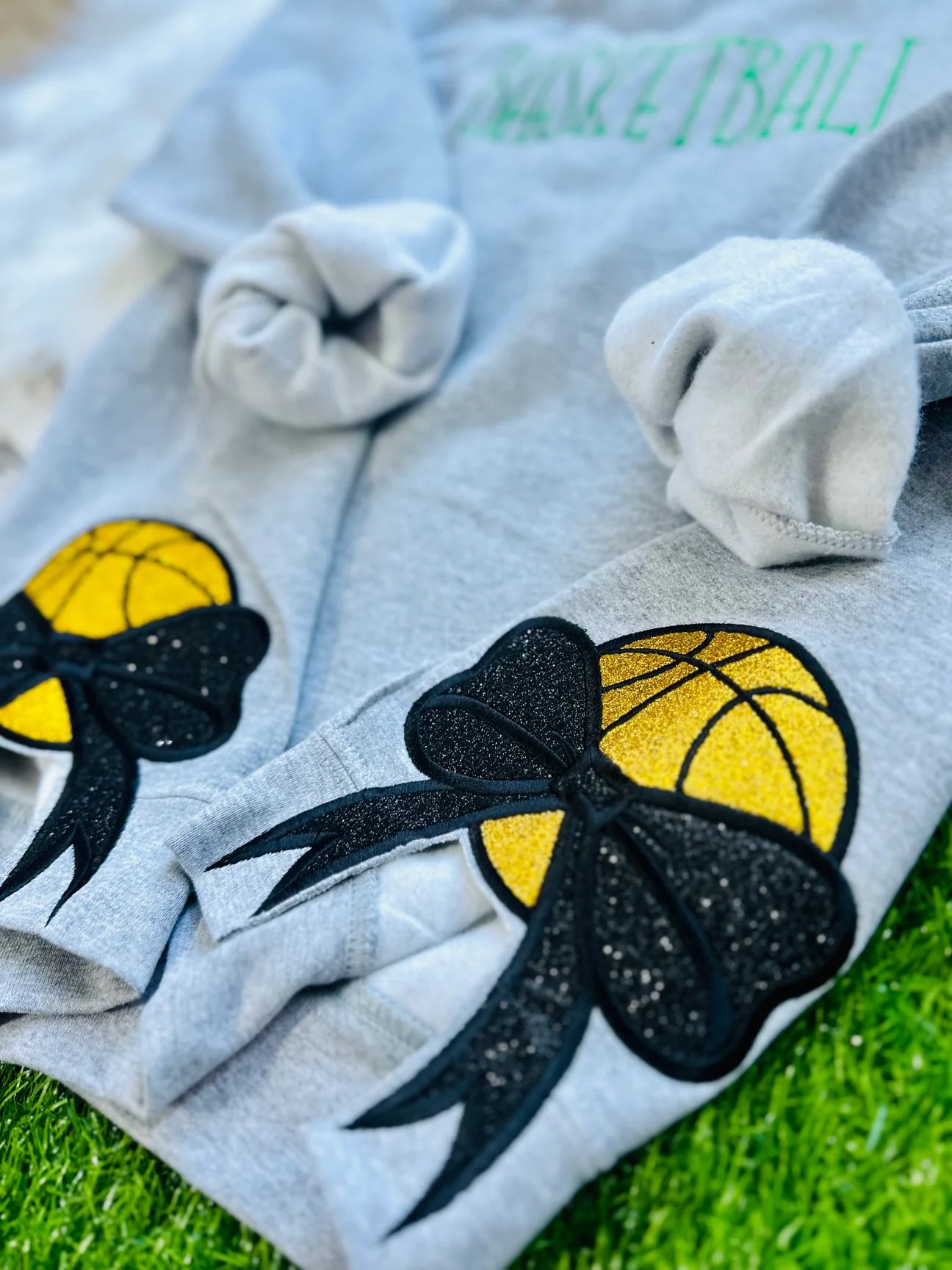 Sport Bows Embroidered Crewneck